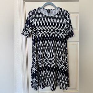 Agnes & Dora Black and White Mini Dress